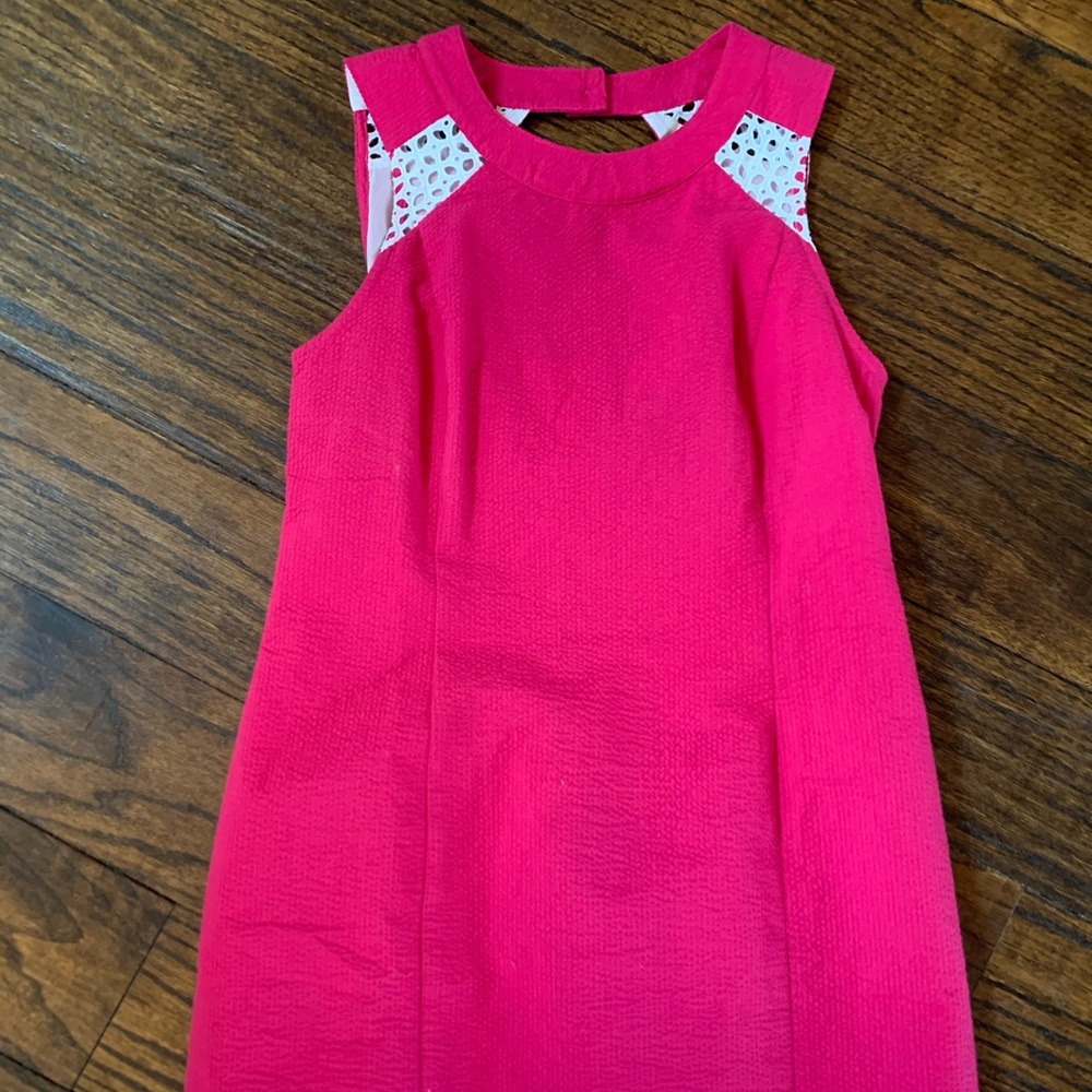 Hot Pink and White Lauren James Dress